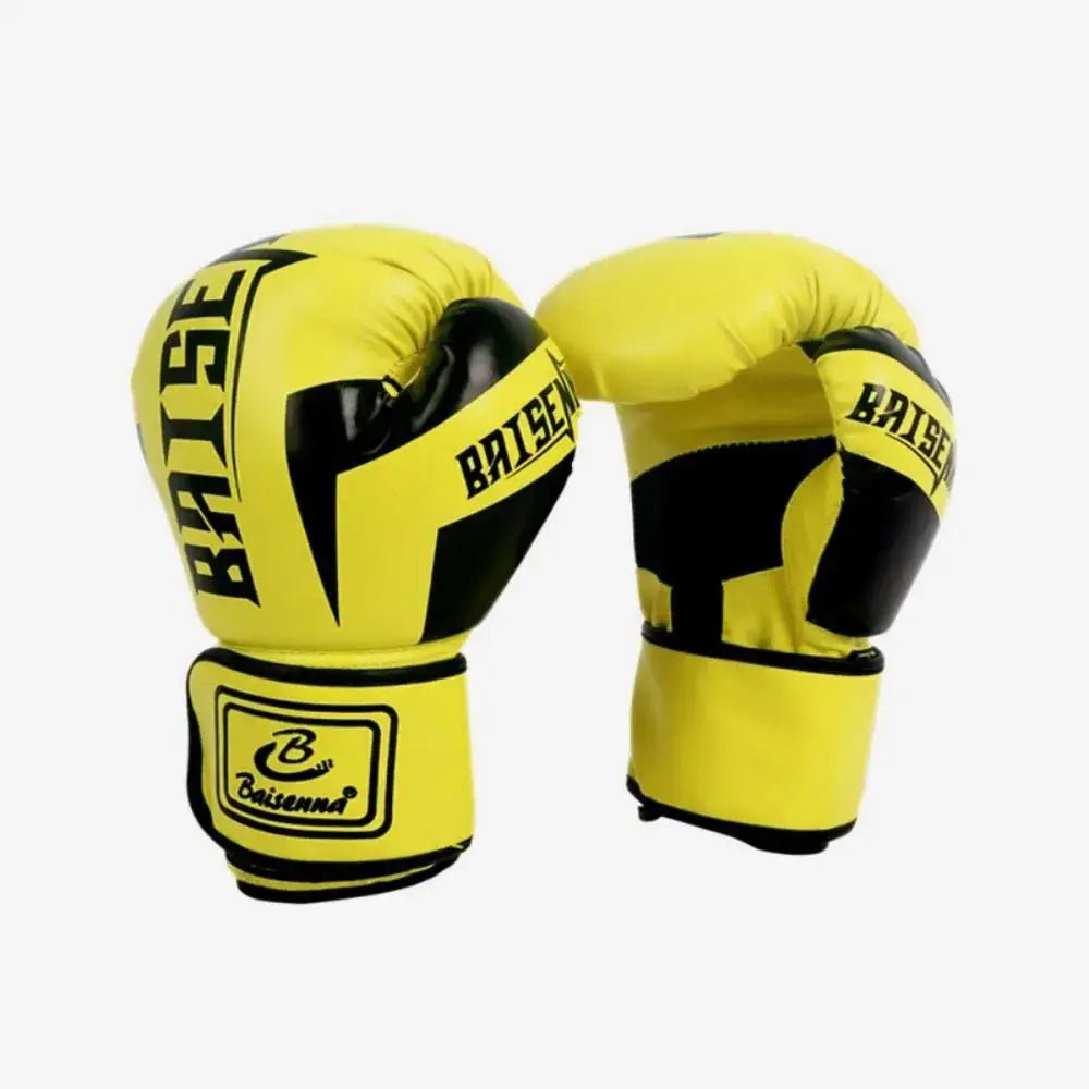 1 Paie of 8 oz 10 oz Boxing Gloves PU Leather Wear - resistant Training Gloves Good Toughness Integrated Inner Liner - KC’s Way‼️🥊