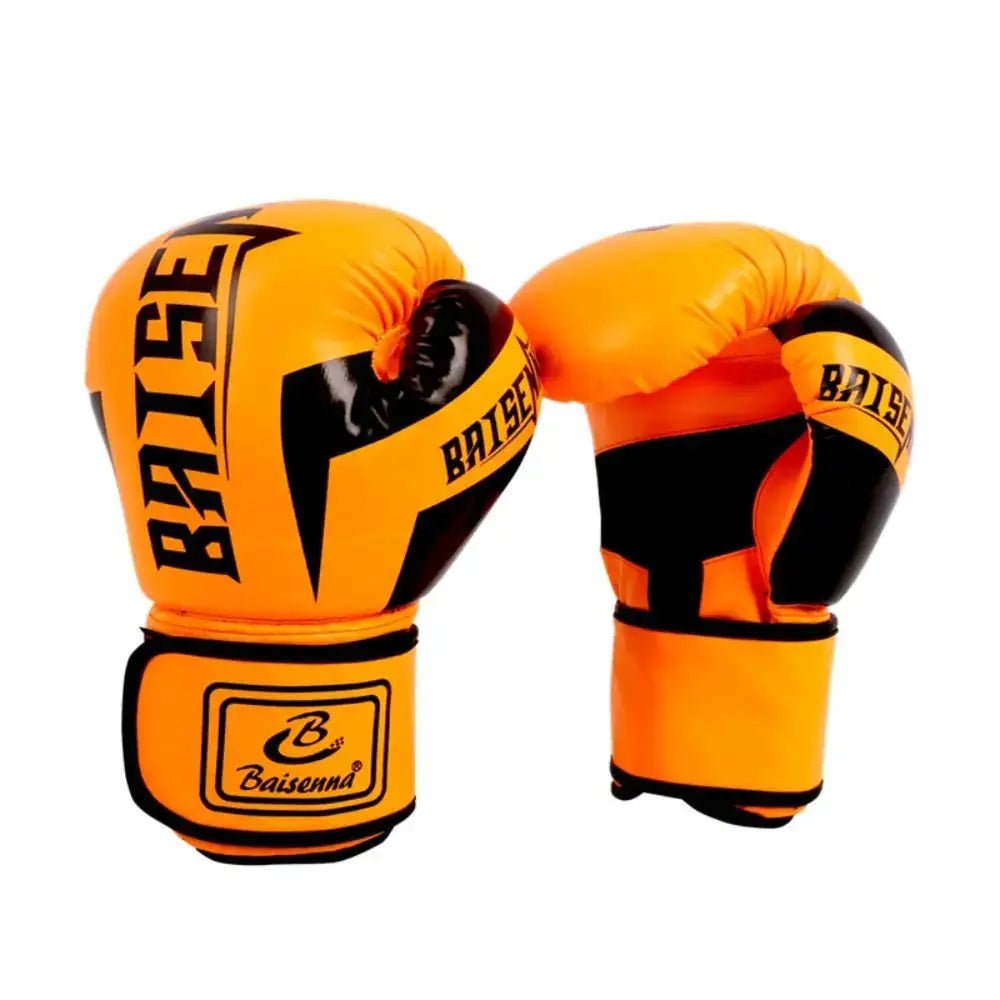 1 Paie of 8 oz 10 oz Boxing Gloves PU Leather Wear - resistant Training Gloves Good Toughness Integrated Inner Liner - KC’s Way‼️🥊