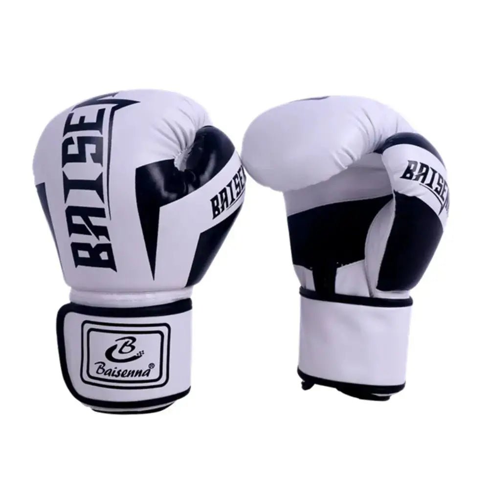 1 Paie of 8 oz 10 oz Boxing Gloves PU Leather Wear - resistant Training Gloves Good Toughness Integrated Inner Liner - KC’s Way‼️🥊