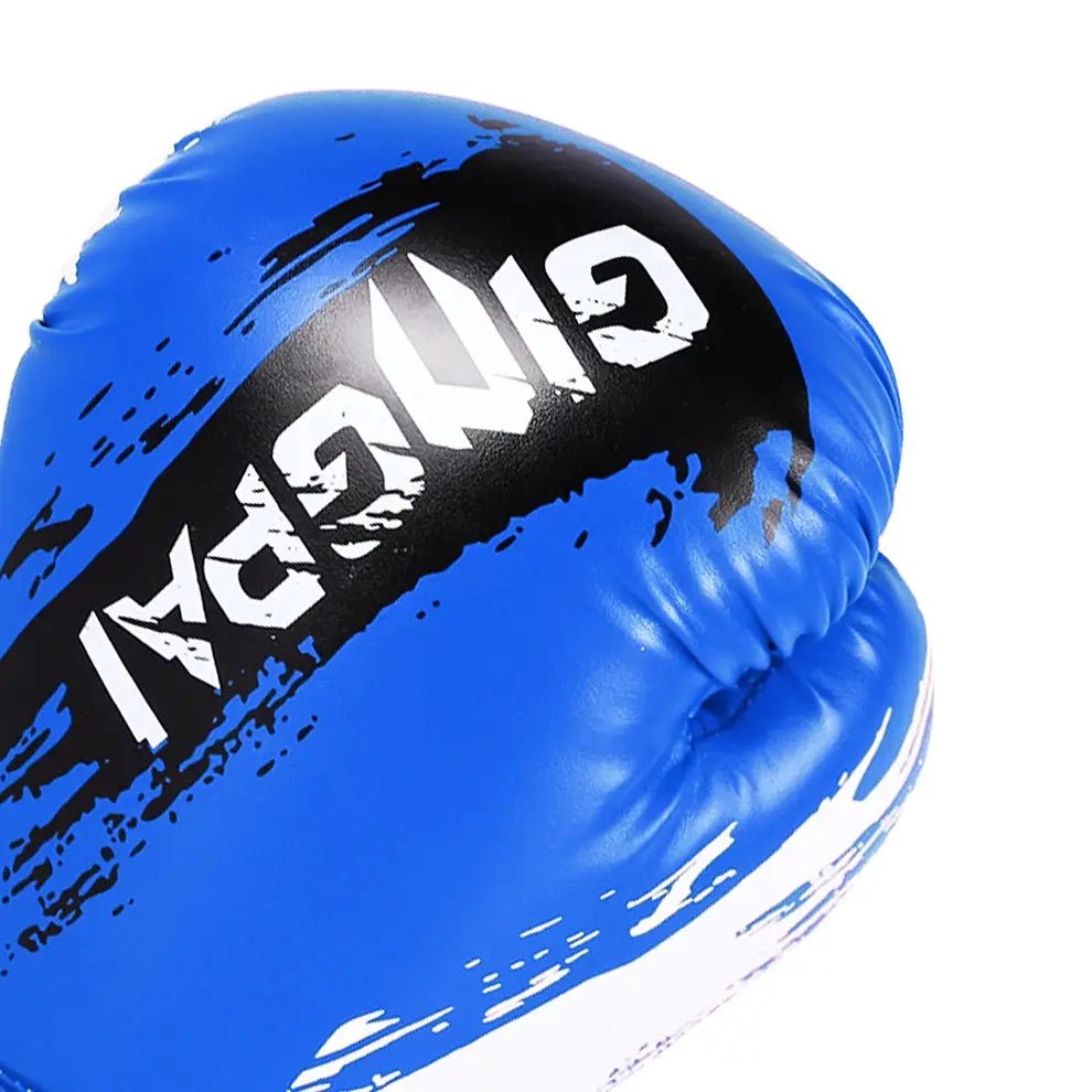 1 Pair Adult Boxing Gloves Men Punching Training Sparring Comfortable Adjustable Fighting Mitts Hand Protector Black Red Blue - KC’s Way‼️🥊