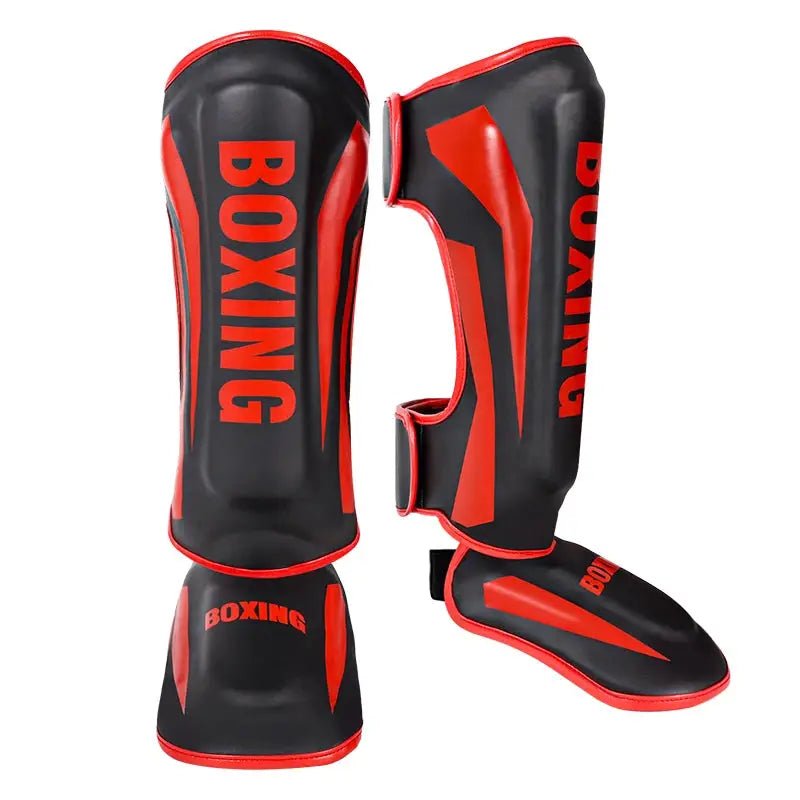 1 Pair High - Quality Boxing Shin Guards Ankle Protector MMA Muay Thai Training Leg Warmers Light Kicking Shin Pads Leg Guard - KC’s Way‼️🥊