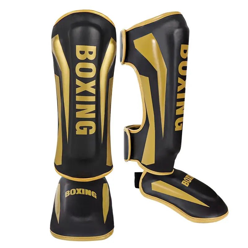 1 Pair High - Quality Boxing Shin Guards Ankle Protector MMA Muay Thai Training Leg Warmers Light Kicking Shin Pads Leg Guard - KC’s Way‼️🥊
