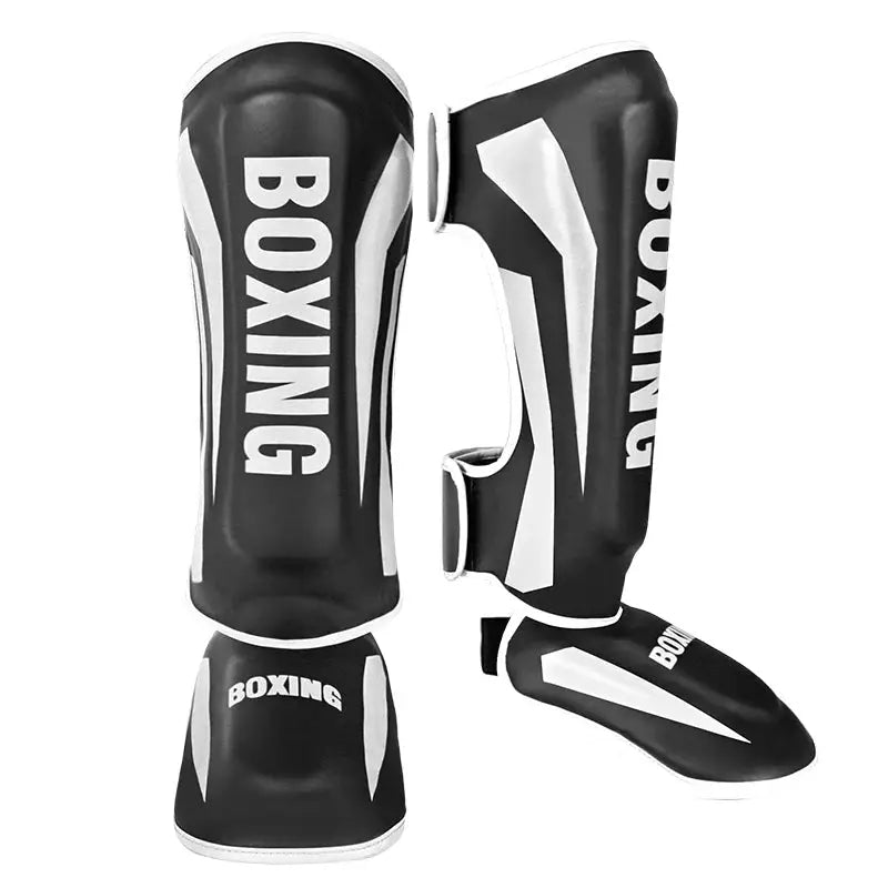 1 Pair High - Quality Boxing Shin Guards Ankle Protector MMA Muay Thai Training Leg Warmers Light Kicking Shin Pads Leg Guard - KC’s Way‼️🥊