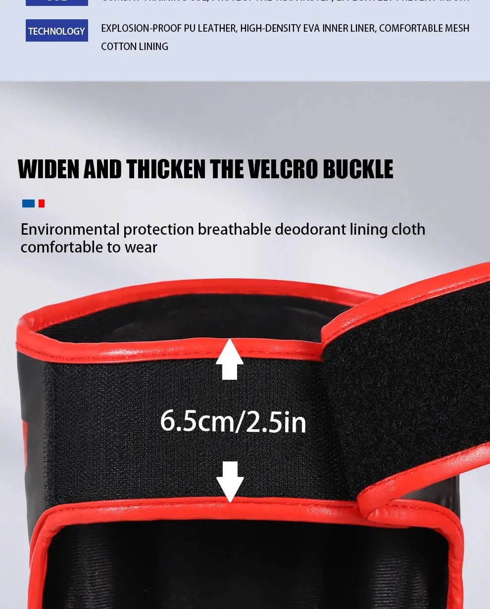 1 Pair High - Quality Boxing Shin Guards Ankle Protector MMA Muay Thai Training Leg Warmers Light Kicking Shin Pads Leg Guard - KC’s Way‼️🥊