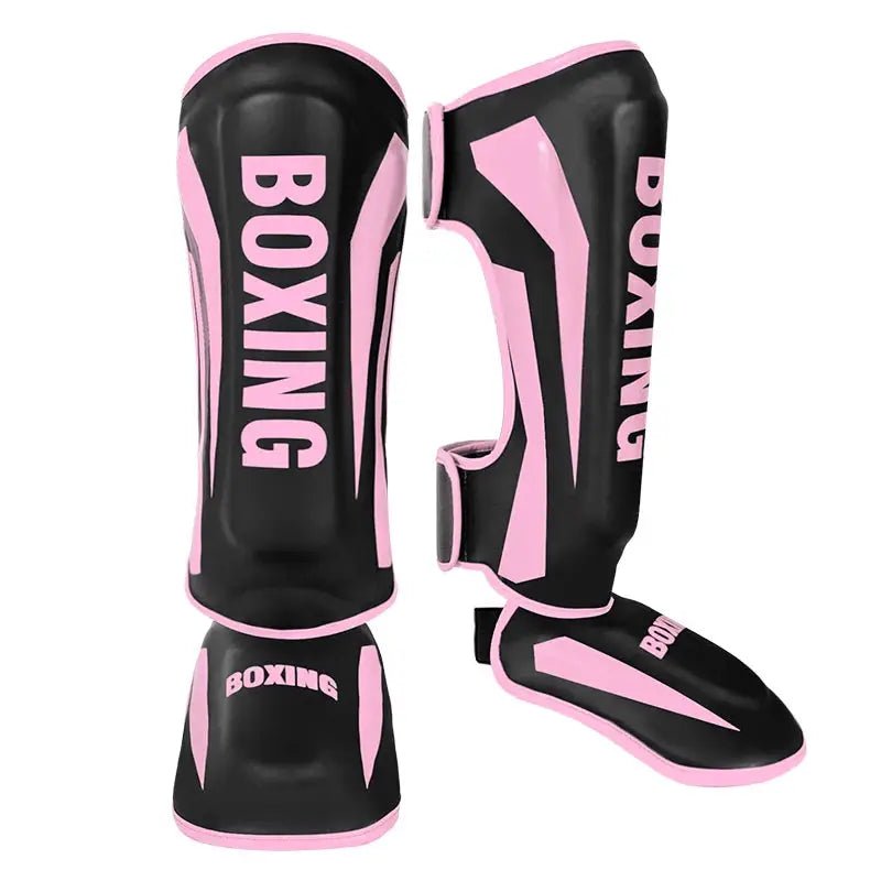1 Pair High - Quality Boxing Shin Guards Ankle Protector MMA Muay Thai Training Leg Warmers Light Kicking Shin Pads Leg Guard - KC’s Way‼️🥊