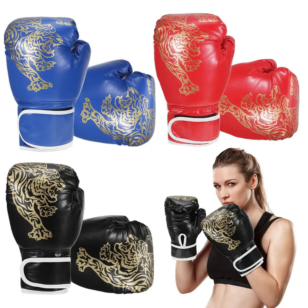 1 Pair Punching Training Workout Fight Exercise Mitts Kids Leather Boxing Gloves Kids Children Train Gym Glove Hand Protector - KC’s Way‼️🥊