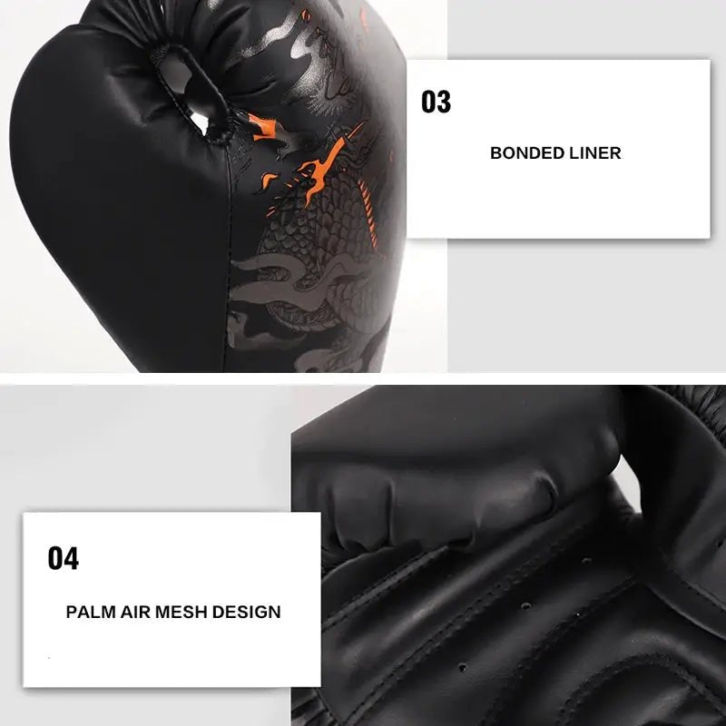 10/12/14oz Boxing Gloves Professional Adult Sanda Muay Thai Fighting Gloves Men and Women Training Sandbag Free Fight MMA - KC’s Way‼️🥊