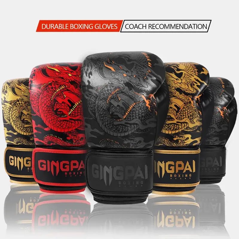 10/12/14oz Boxing Gloves Professional Adult Sanda Muay Thai Fighting Gloves Men and Women Training Sandbag Free Fight MMA - KC’s Way‼️🥊