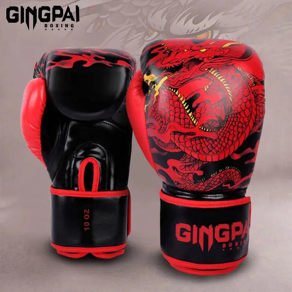 10/12/14oz Boxing Gloves Professional Adult Sanda Muay Thai Fighting Gloves Men and Women Training Sandbag Free Fight MMA - KC’s Way‼️🥊