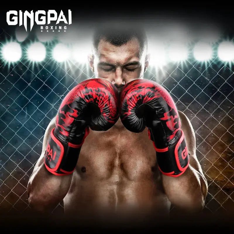 10/12/14oz Boxing Gloves Professional Adult Sanda Muay Thai Fighting Gloves Men and Women Training Sandbag Free Fight MMA - KC’s Way‼️🥊