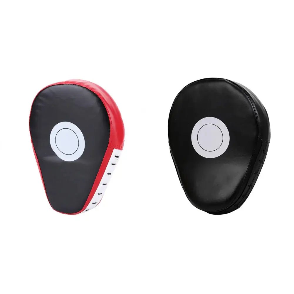 1/2Pcs Curved Boxing Hand Target PU Leather Punching Breathable Kickboxing Pads Boxing Focus Pad for MMA Martial Arts Training - KC’s Way‼️🥊