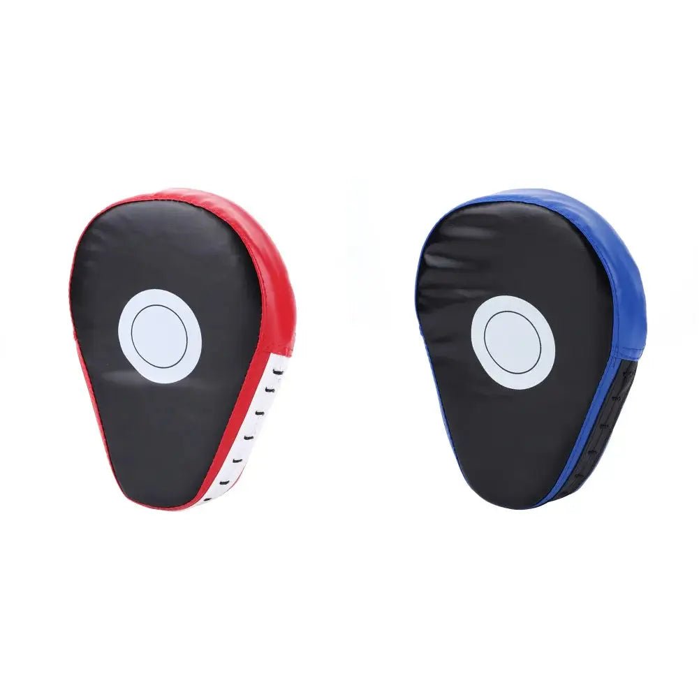 1/2Pcs Curved Boxing Hand Target PU Leather Punching Breathable Kickboxing Pads Boxing Focus Pad for MMA Martial Arts Training - KC’s Way‼️🥊