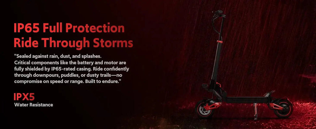 1600W Motor Adult J15 Electric Scooter Top Speed 32MPH, 48V18AH, 11 - inch Off - Road Tires Sport Folding eScooter For Commuting - PureGlamSpin