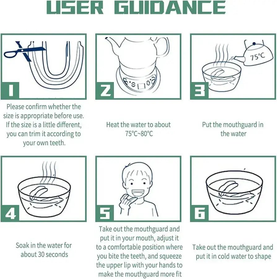 1pc 3D Teeth Pattern Boxing Mouth Guard Perfect Fit Adults with Case Mouth Guard Suitable For Sanda Boxing and All Ball Sports - KC’s Way‼️🥊