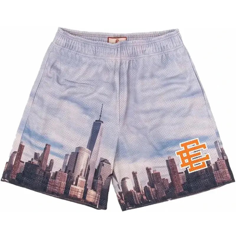 2025 EE Eric Emanuel Basic Shorts NEW men's casual shorts fitness sports pants summer gym workout Men Classic GYM Mesh Shorts - KC’s Way‼️🥊