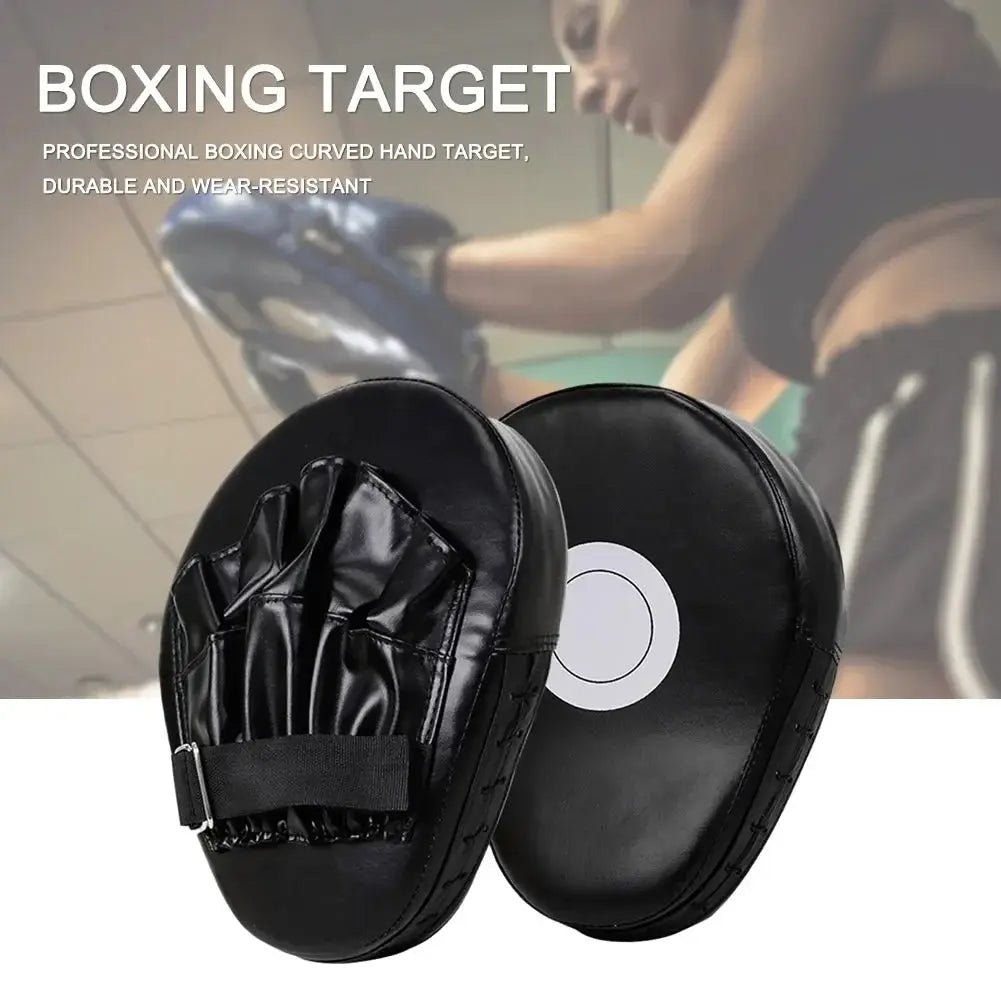 2/1PCS Kick Boxing Gloves Pad Punch Target Bag PU Muay Thai Free Fight Sanda Training Adults Kids Boxing Training Gloves - KC’s Way‼️🥊