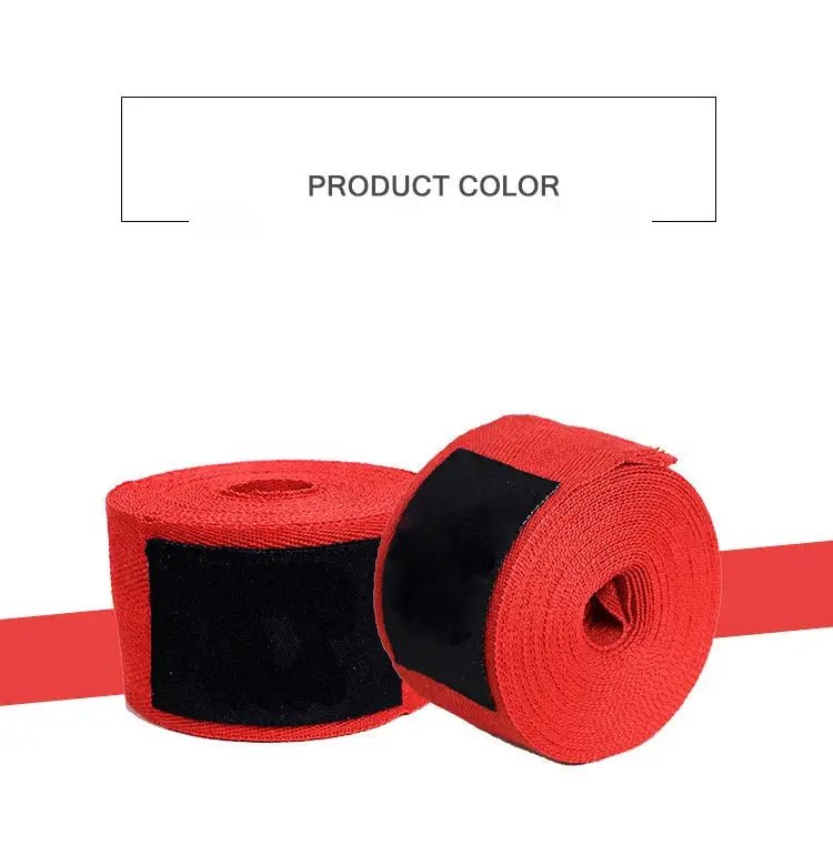 2PCS 1.5/2/3/5M Boxing Training Bandages Cotton Sports Bandages Sanda Kick Boxing Mma Hand Gloves Wraps Belt Boxing Sports Strap - KC’s Way‼️🥊