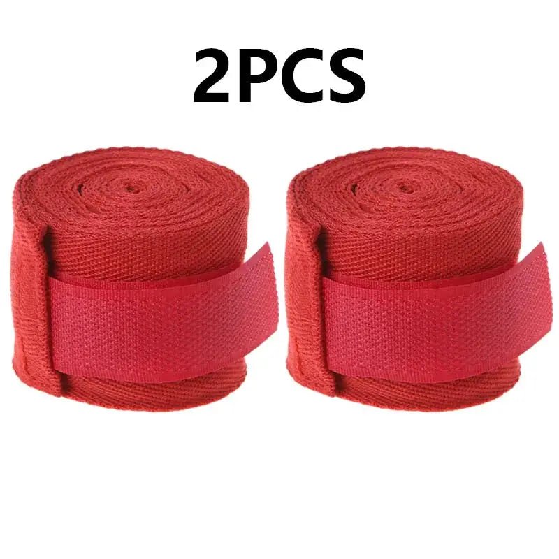 2PCS 1.5/2/3/5M Boxing Training Bandages Cotton Sports Bandages Sanda Kick Boxing Mma Hand Gloves Wraps Belt Boxing Sports Strap - KC’s Way‼️🥊