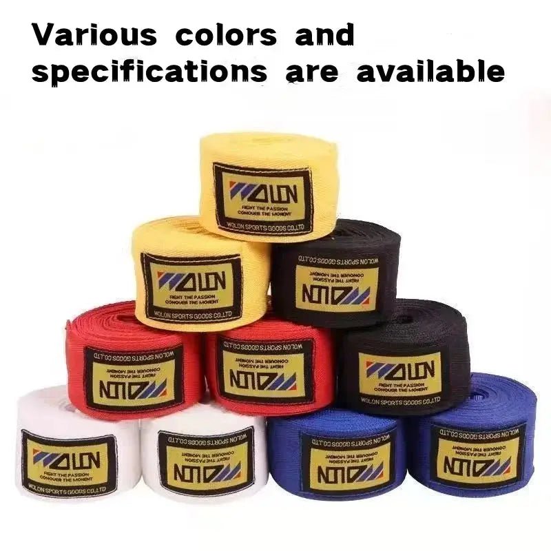 2PCS Boxing Bandage 3/5M Cotton Sports Sanda Strap Kick Boxing MMA Hand Gloves Protector Band Boxing Sports Wraps Bandage - KC’s Way‼️🥊