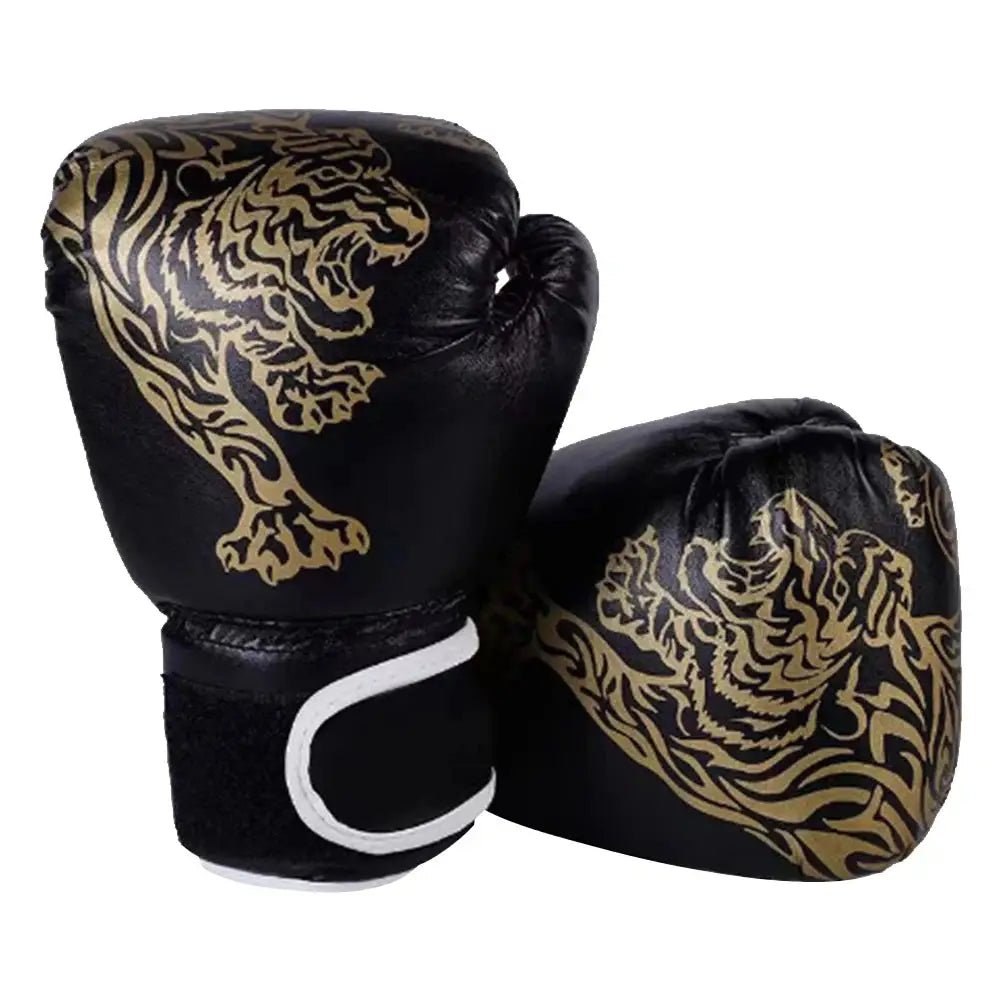 2pcs Boxing Training Fighting Gloves Breathable PU Leather Boxing Training Gloves Sanda Sparring Muay Thai MMA Karate Gloves - KC’s Way‼️🥊