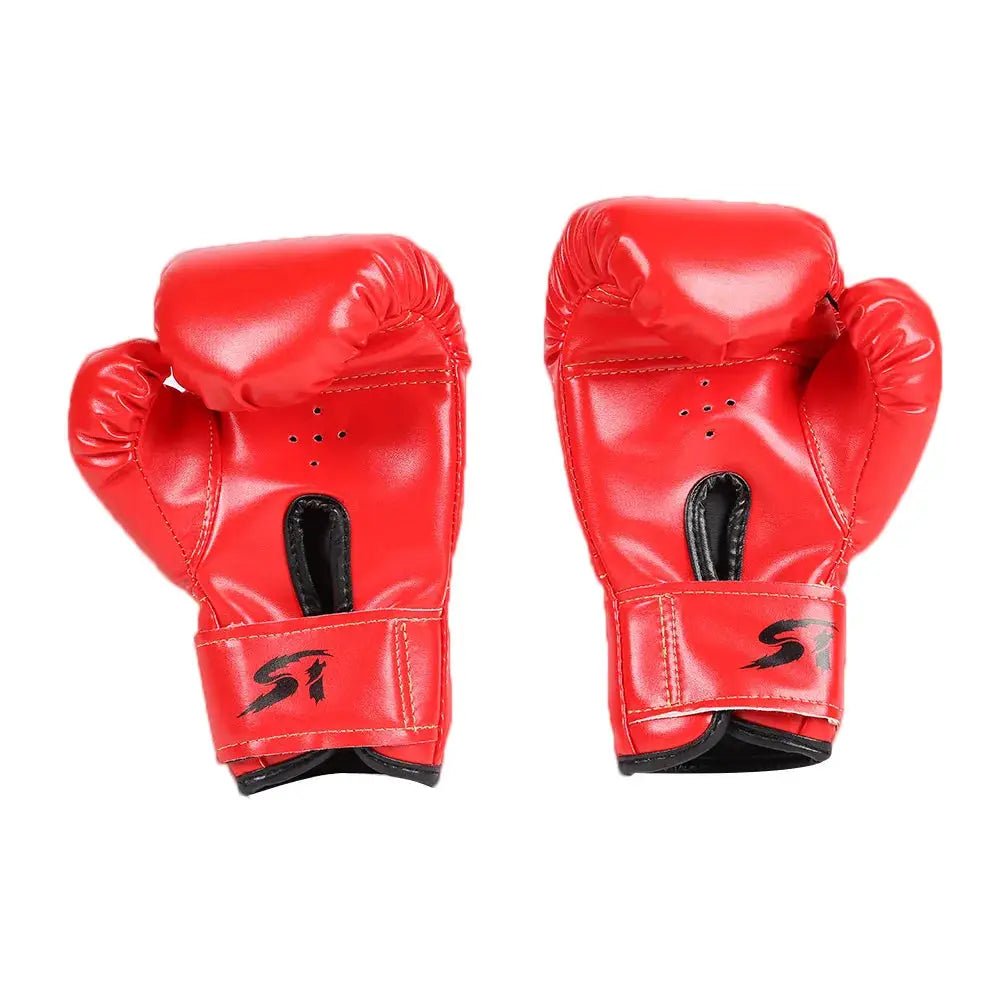 2pcs Boxing Training Fighting Gloves Breathable PU Leather Boxing Training Gloves Sanda Sparring Muay Thai MMA Karate Gloves - KC’s Way‼️🥊