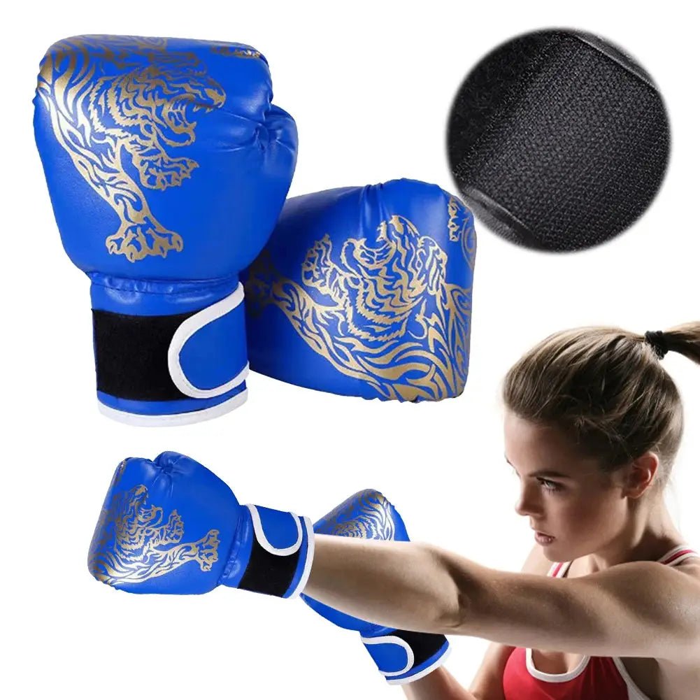 2pcs Boxing Training Fighting Gloves Breathable PU Leather Boxing Training Gloves Sanda Sparring Muay Thai MMA Karate Gloves - KC’s Way‼️🥊