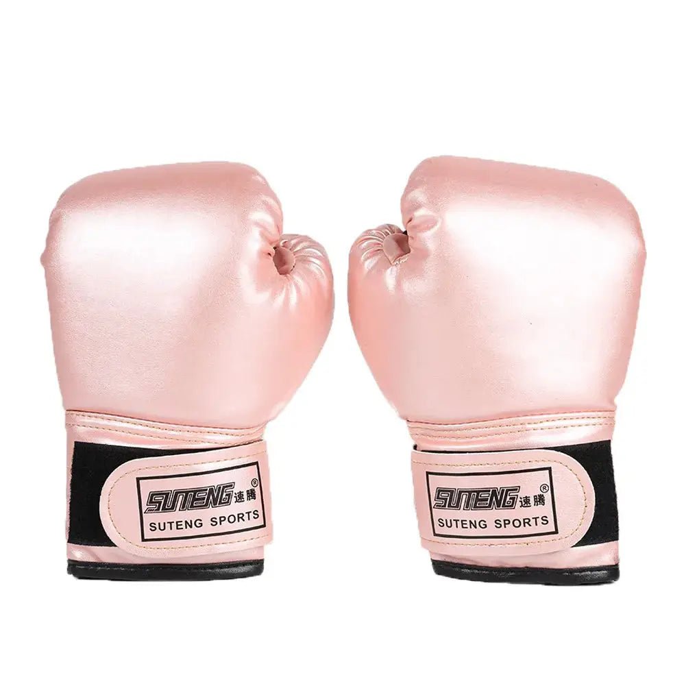 2pcs Boxing Training Fighting Gloves PU Leather Kids Breathable Muay Thai Sparring Punching Karate Kickboxing Professional Glove - KC’s Way‼️🥊