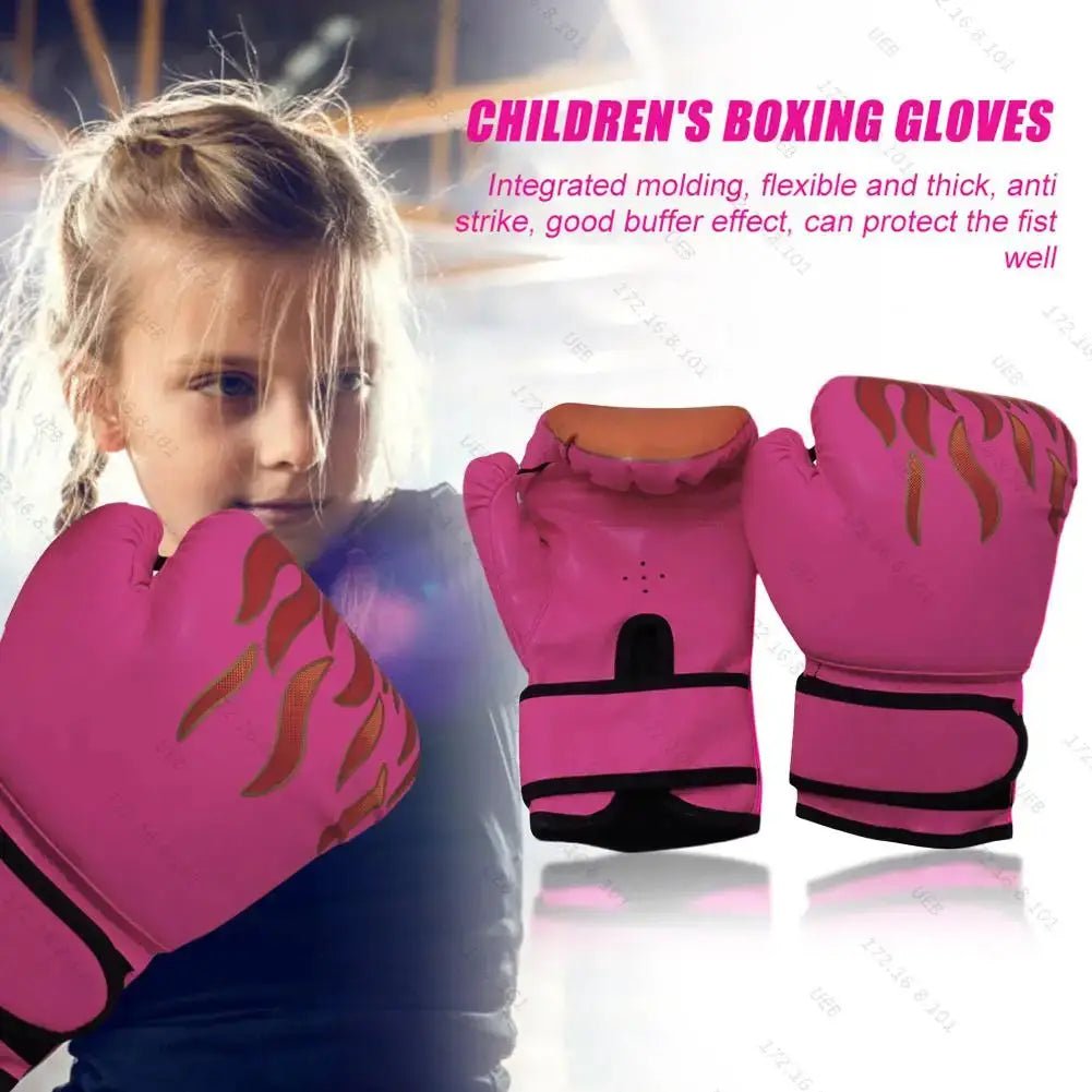 2pcs Kids Boxing Gloves PU Leather MMA Fighting Gloves Punching Bag Kickboxing Thai Gloves Professional for Kids Child Training - KC’s Way‼️🥊
