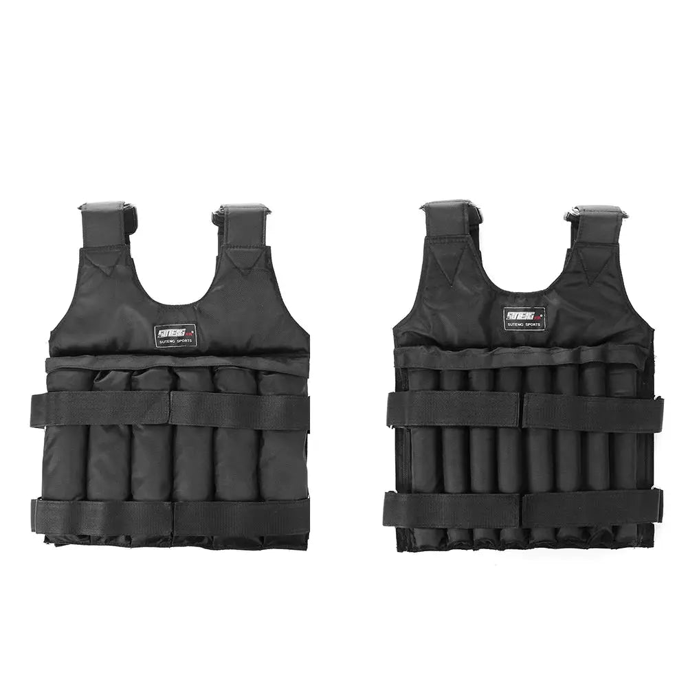 3 - 50kg Durable Loading Weighted Vest Adjustable Weight Boxing Training Exercise Waistcoat Durable Invisible Sand for Running - KC’s Way‼️🥊
