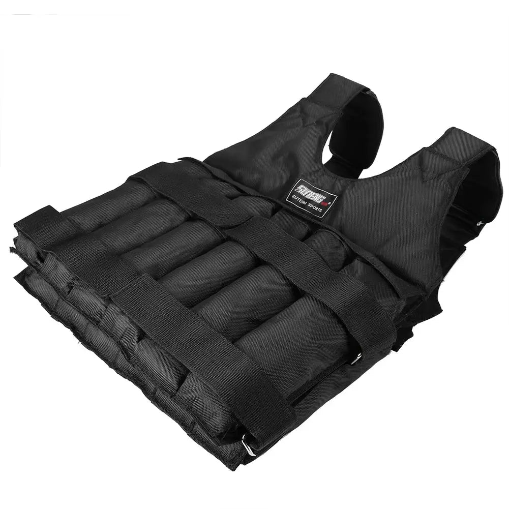 3 - 50kg Durable Loading Weighted Vest Adjustable Weight Boxing Training Exercise Waistcoat Durable Invisible Sand for Running - KC’s Way‼️🥊