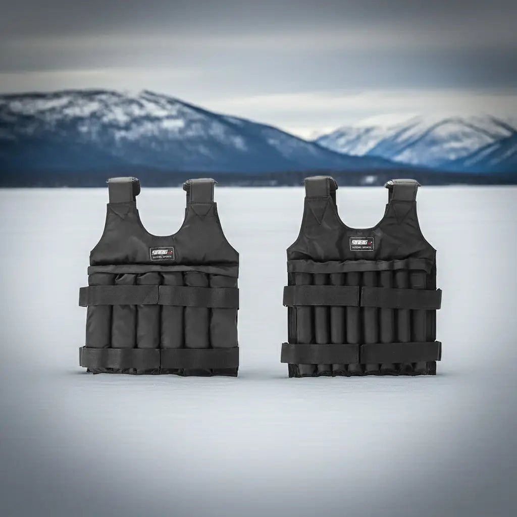 3 - 50kg Durable Loading Weighted Vest Adjustable Weight Boxing Training Exercise Waistcoat Durable Invisible Sand for Running - PureGlamSpin