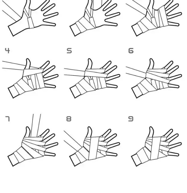 3/5M Boxing Bandage Cotton Elastic Hand Protector Wrist Wrap Handband Bandage Fitness Sanda Muay Thai Karate Sports Fist Bandage - KC’s Way‼️🥊