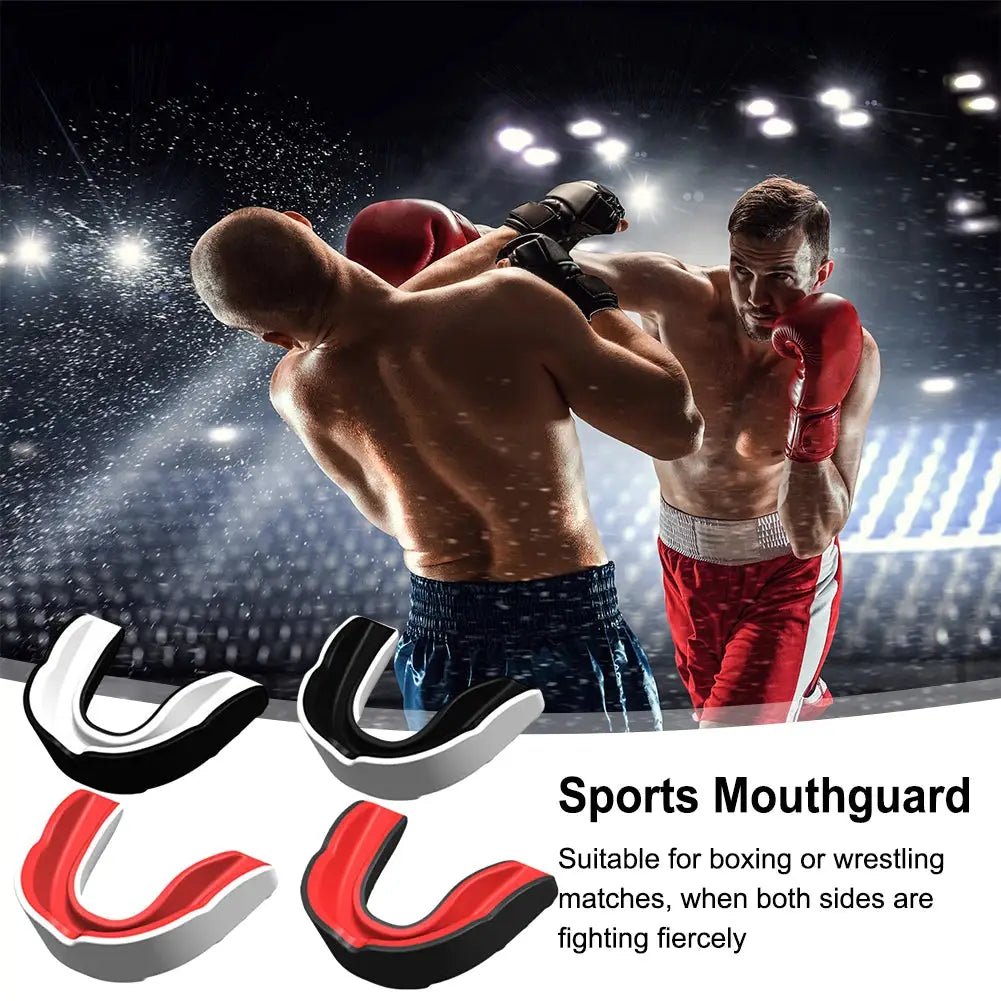 4 - 12Pcs Fighting Training Mouth Guard Boxing Gum Shield Adult Junior Mouthguard Football Wrestling Boxing Teeth Protection - KC’s Way‼️🥊