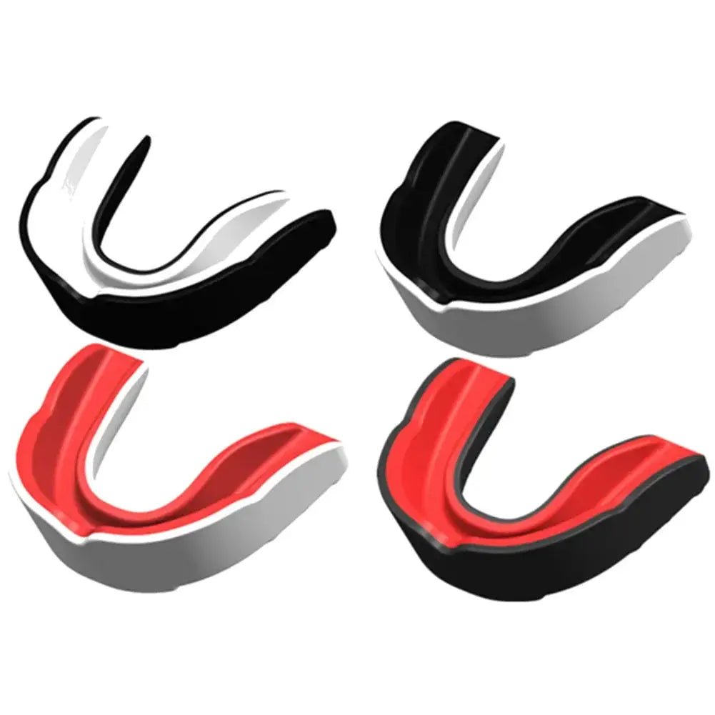 4 - 12Pcs Fighting Training Mouth Guard Boxing Gum Shield Adult Junior Mouthguard Football Wrestling Boxing Teeth Protection - KC’s Way‼️🥊