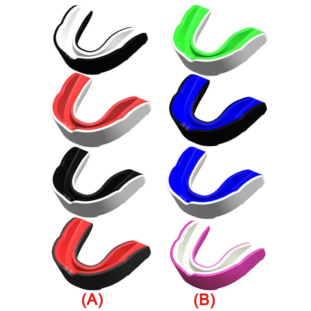 4 - 12Pcs Fighting Training Mouth Guard Boxing Gum Shield Adult Junior Mouthguard Football Wrestling Boxing Teeth Protection - KC’s Way‼️🥊