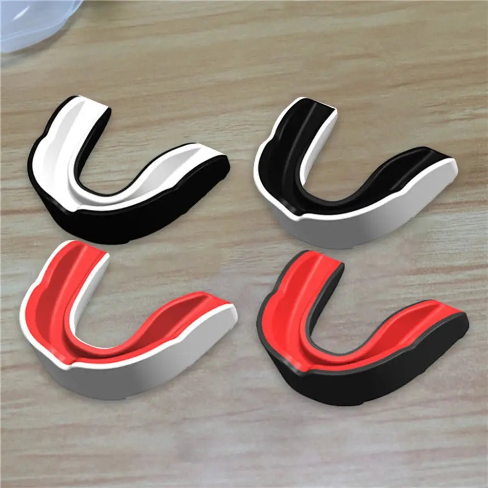 4 - 12Pcs Fighting Training Mouth Guard Boxing Gum Shield Adult Junior Mouthguard Football Wrestling Boxing Teeth Protection - KC’s Way‼️🥊