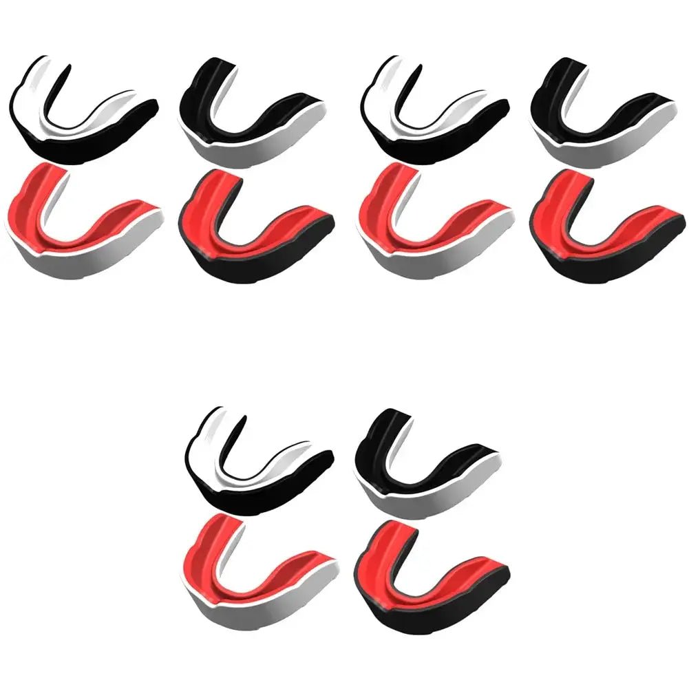 4 - 12Pcs Fighting Training Mouth Guard Boxing Gum Shield Adult Junior Mouthguard Football Wrestling Boxing Teeth Protection - KC’s Way‼️🥊