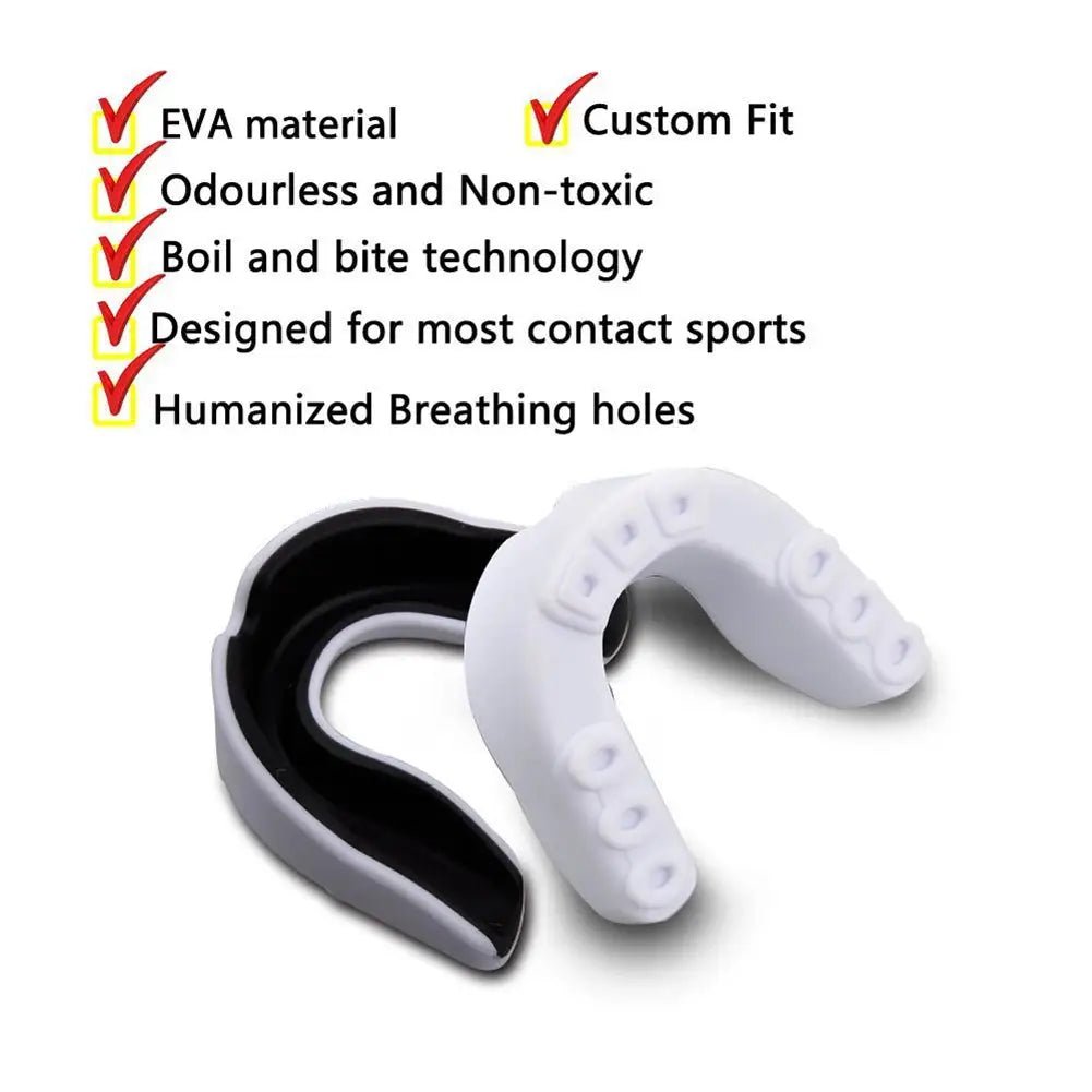 4pcs Adult Boxing Mouth Guard Boxing Gum Shield Fighting Training Tooth Protection Fit Adult Sports Mouthguard Sport Mouthguard - KC’s Way‼️🥊