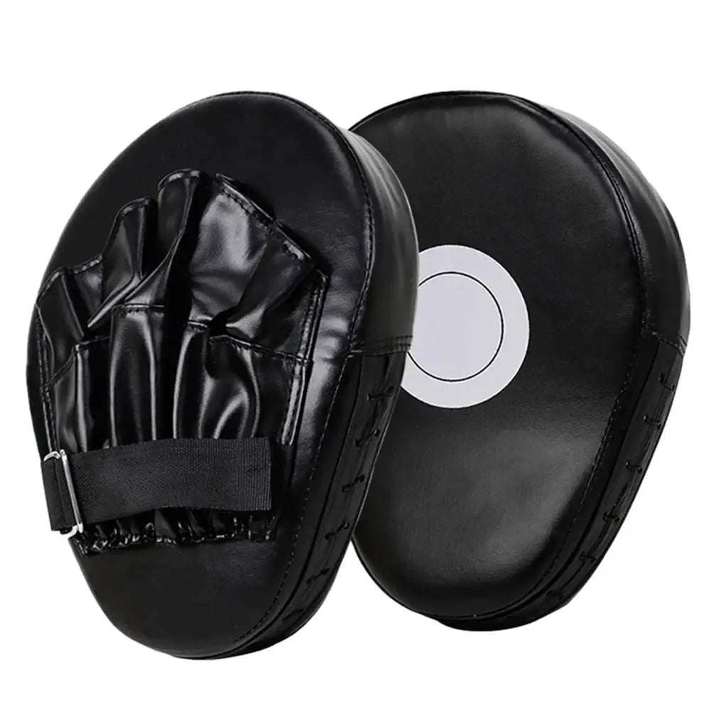 5 - Finger Hand Target PU Leather Curved Punching Mitts Breathable Kickboxing Pads Boxing Focus Pad for Martial Arts Training - KC’s Way‼️🥊
