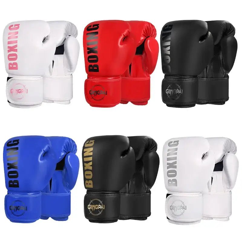 6/8/10/12oz Boxing Gloves Professional Adult Sanda Muay Thai Fighting Gloves - KC’s Way‼️🥊