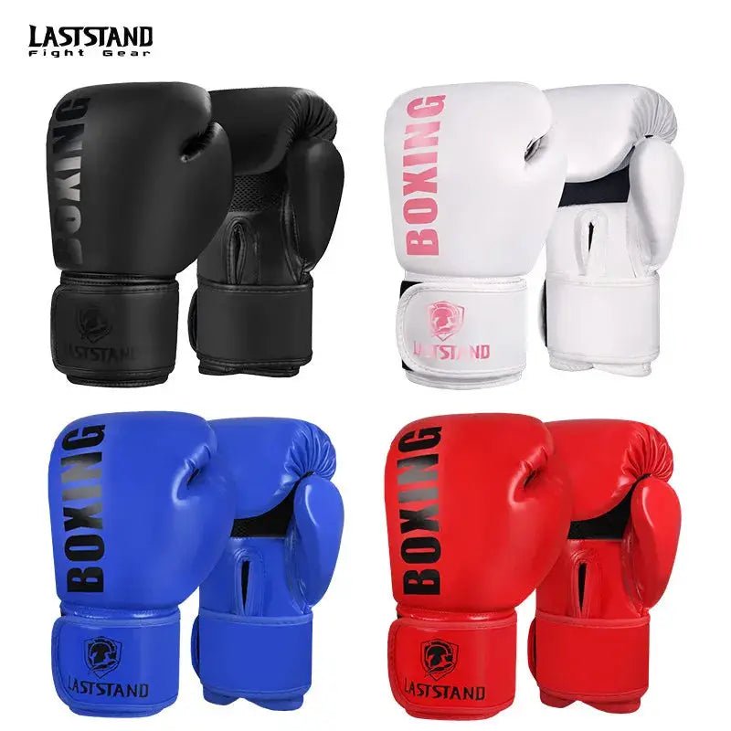 6/8/10/12oz Boxing Gloves PU Breathable Kids Adult Professional Sanda Muay Thai Fighting Gloves Taekwondo Punching Gloves - KC’s Way‼️🥊