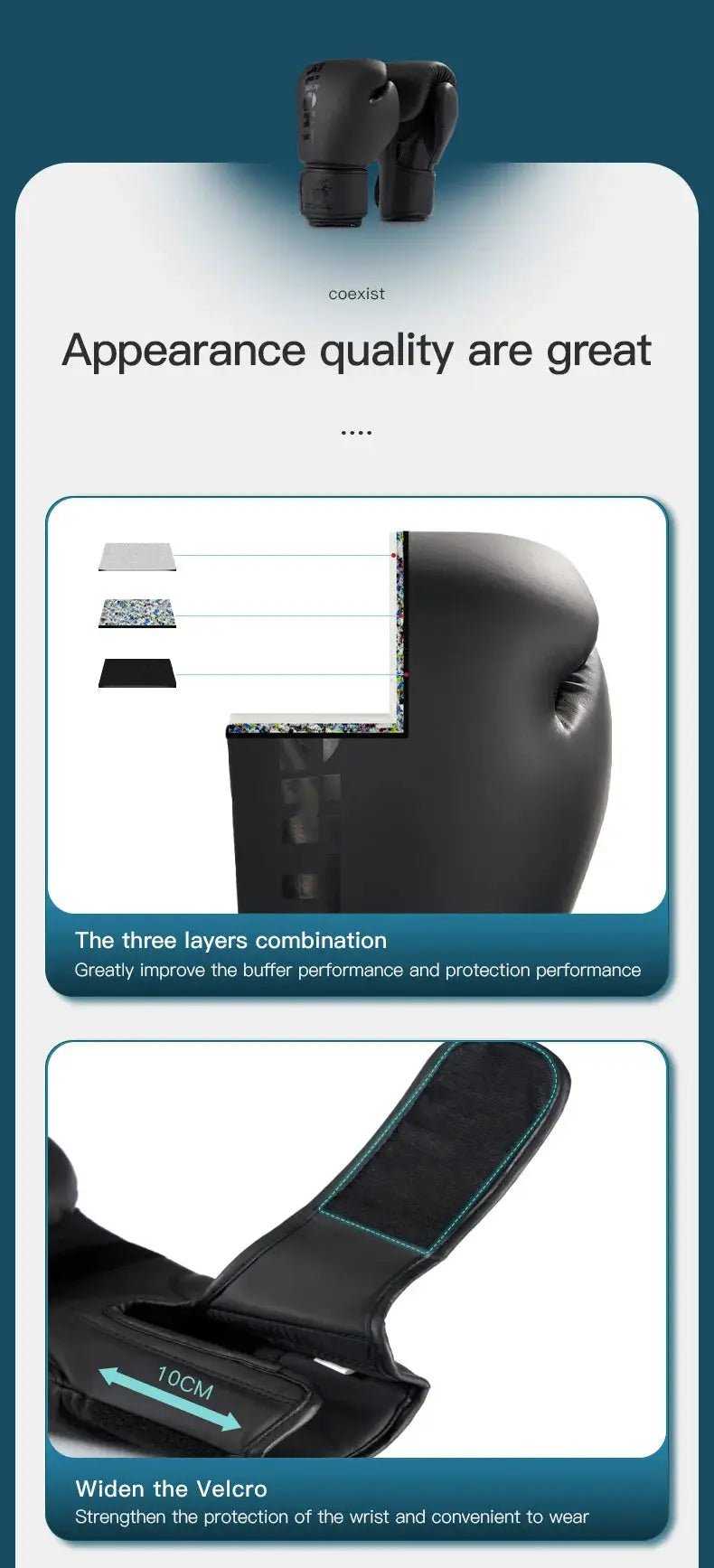 8/10/12/14/16oz Boxing Gloves Professional Adult Sanda Muay Thai Fighting Gloves Men and Women Training Sandbag Free Fight MMA - KC’s Way‼️🥊