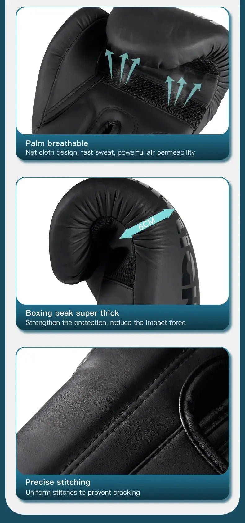 8/10/12/14/16oz Boxing Gloves Professional Adult Sanda Muay Thai Fighting Gloves Men and Women Training Sandbag Free Fight MMA - KC’s Way‼️🥊