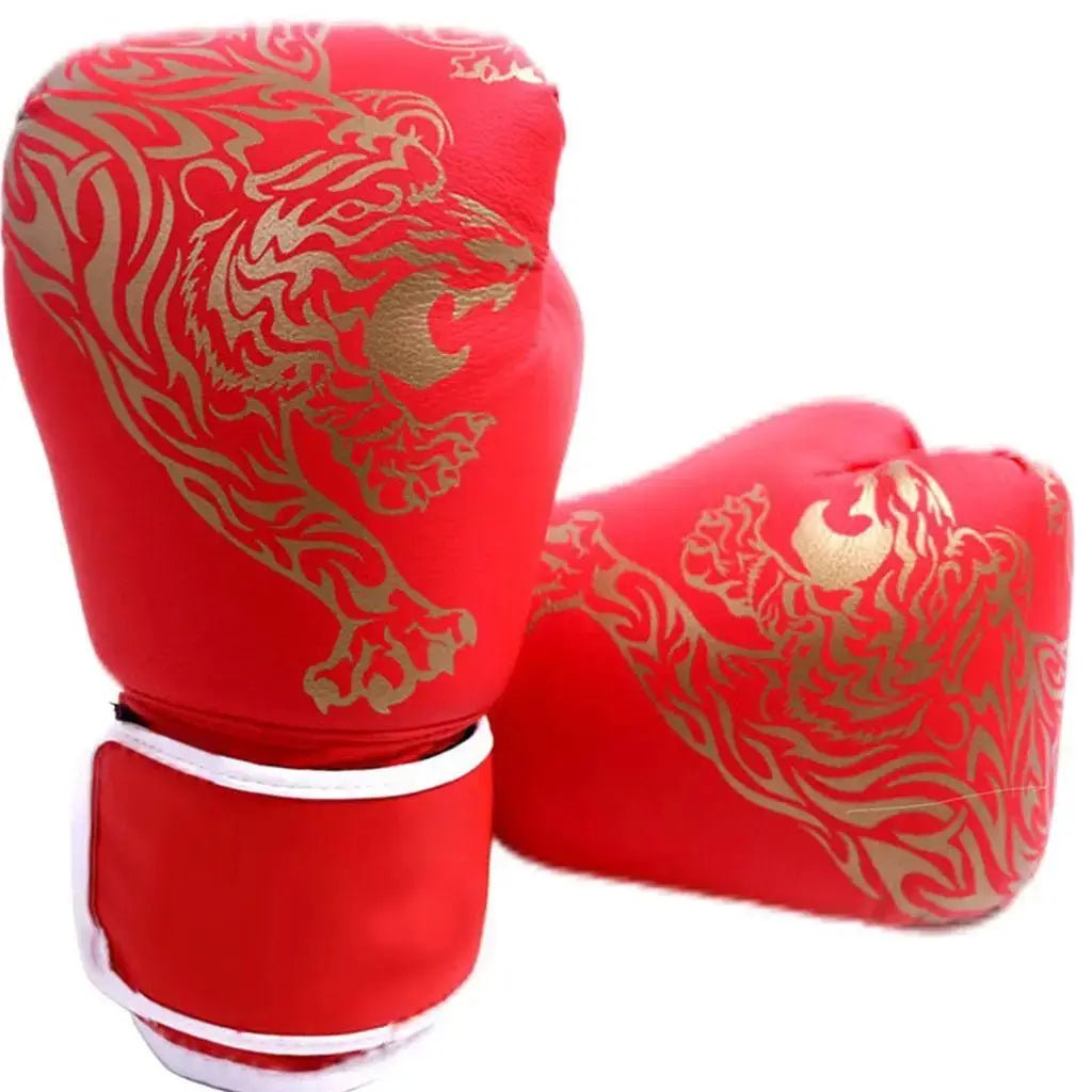 Adults Boxing Gloves Breathable PU Leather Fighting Gloves Kids Boxing Training Kickboxing Gloves for Gym Indoor Outdoor Sport - KC’s Way‼️🥊