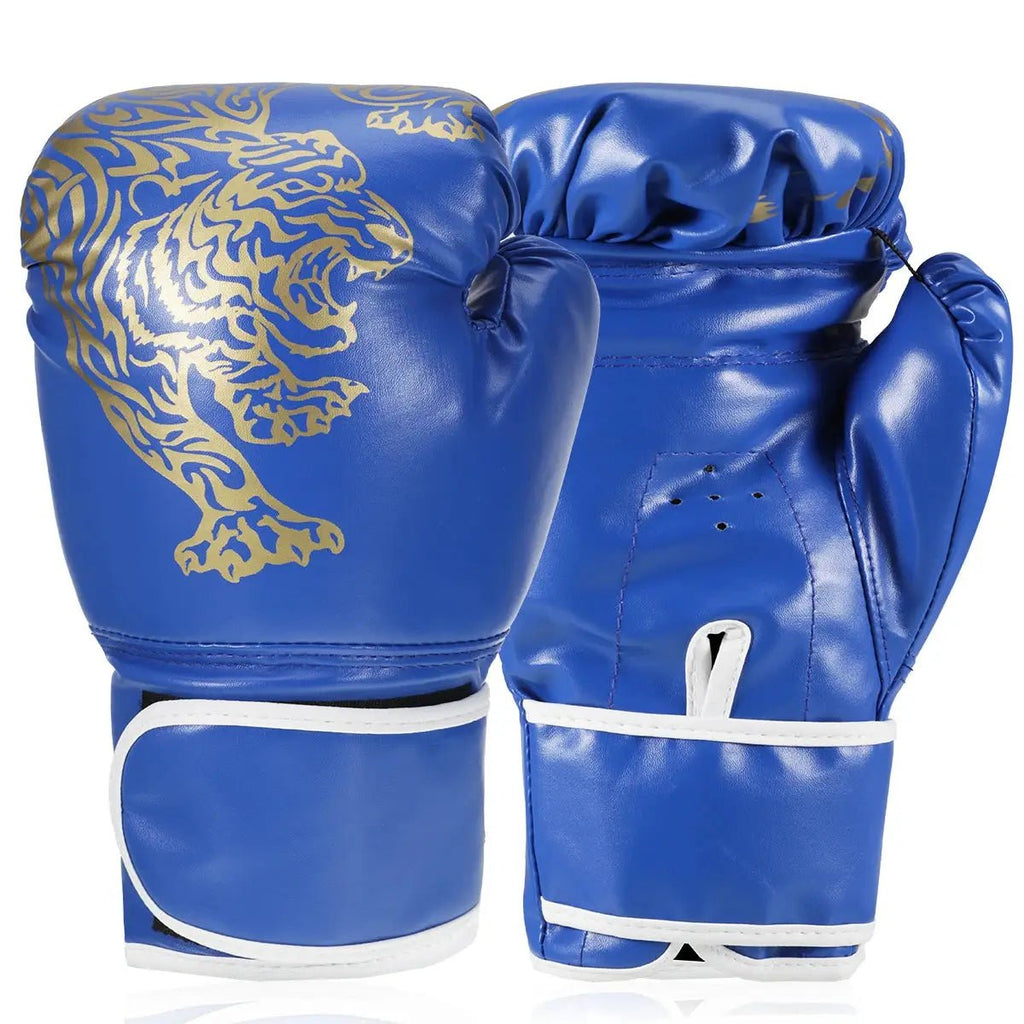 Adults Boxing Gloves Breathable PU Leather Fighting Gloves Kids Boxing Training Kickboxing Gloves for Gym Indoor Outdoor Sport - KC’s Way‼️🥊