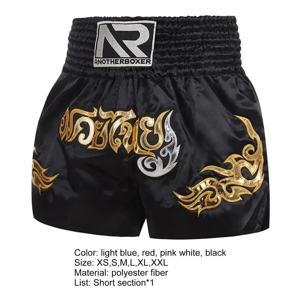 Adults Muay Thai Cord Design Kickboxing Shorts Boys Girls Martial Arts Shorts Kids Boxing Short Pants Sports Fighting Shorts - KC’s Way‼️🥊