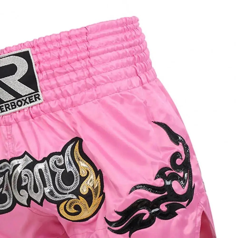 Adults Muay Thai Cord Design Kickboxing Shorts Boys Girls Martial Arts Shorts Kids Boxing Short Pants Sports Fighting Shorts - KC’s Way‼️🥊