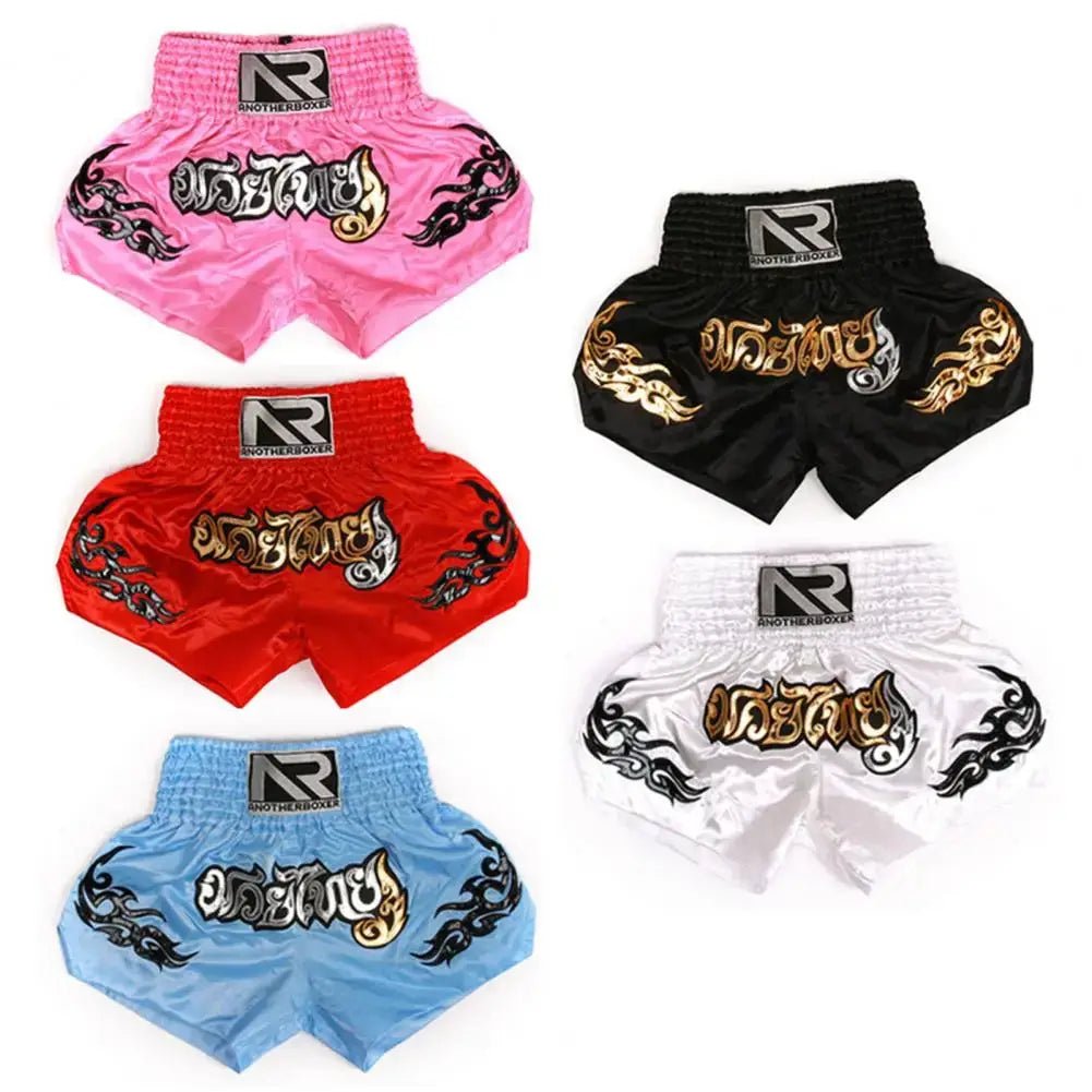 Adults Muay Thai Cord Design Kickboxing Shorts Boys Girls Martial Arts Shorts Kids Boxing Short Pants Sports Fighting Shorts - KC’s Way‼️🥊