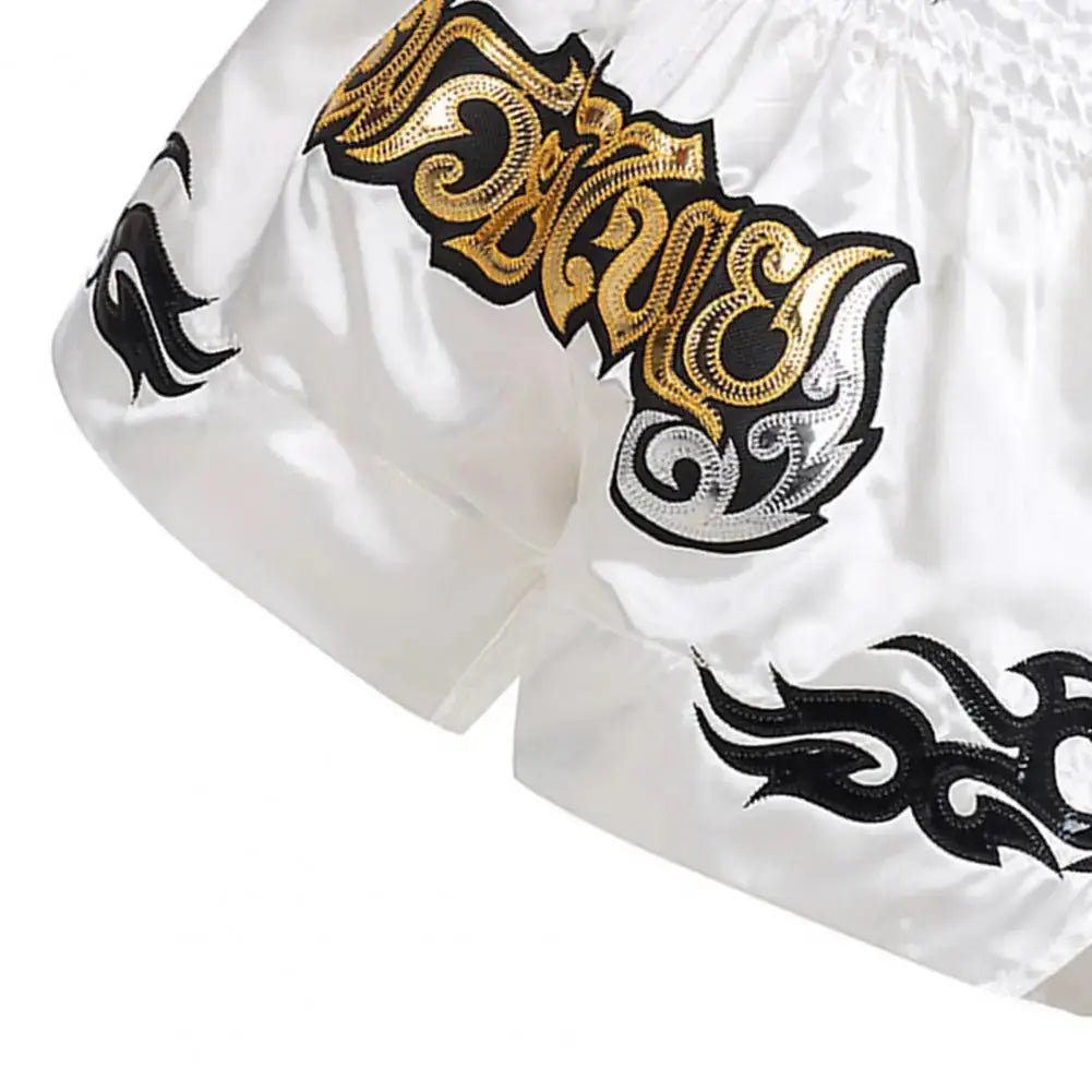 Adults Muay Thai Cord Design Kickboxing Shorts Boys Girls Martial Arts Shorts Kids Boxing Short Pants Sports Fighting Shorts - KC’s Way‼️🥊