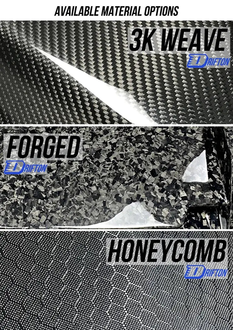 AE Style Carbon Fiber Diffuser For INFINITI Q50 Body Kit - PureGlamSpin